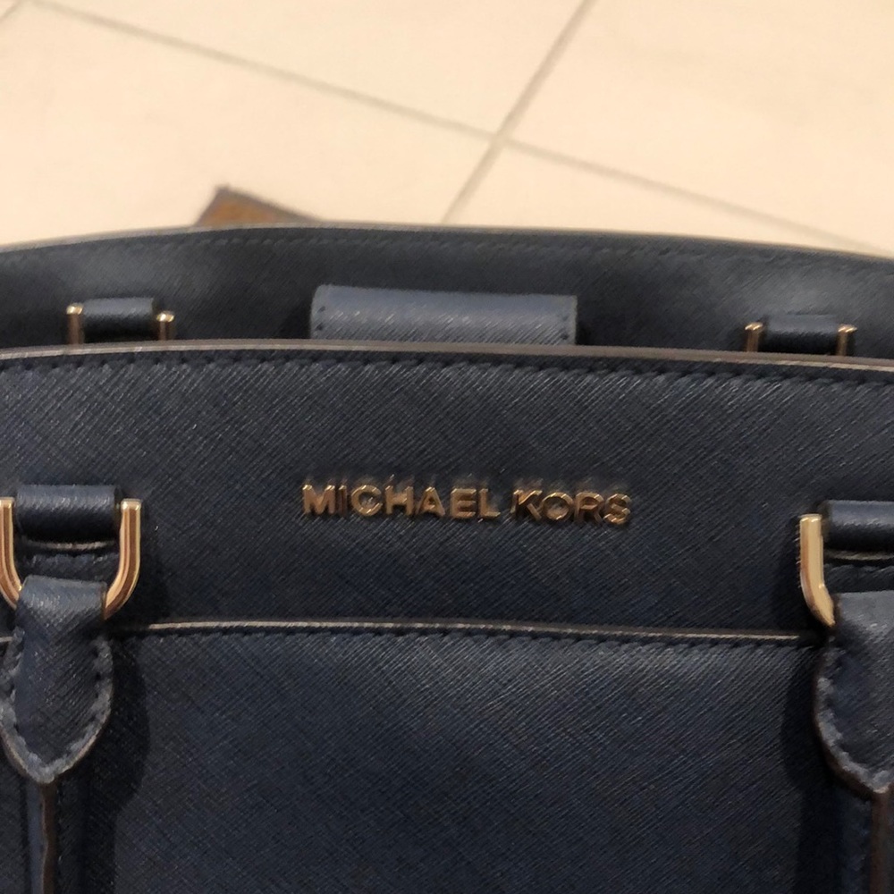 Navy blue purse
